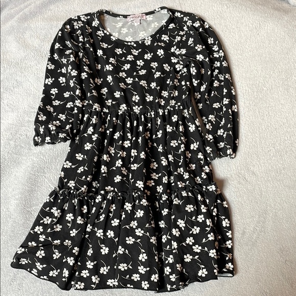 Chenault Black and White Floral Dress - Picture 1 of 6